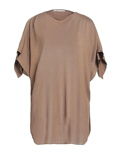 AGNONA Cashmere jumper Camel 100% Cashmere