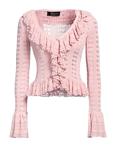 BLUMARINE Twin set ROSA 70% Viscose, 30% Cotton