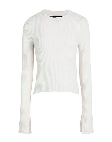 VERO MODA Jumper Ivory 50% Recycled polyester, 21% Polyester, 15% Acrylic, 11% Synthetic fibers, 3% Wool