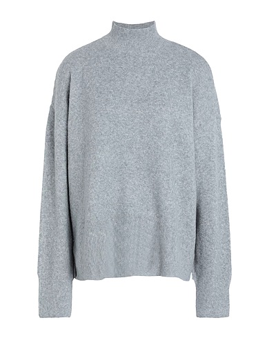 VERO MODA Rollkragenpullover Hellgrau 51% Recyceltes Polyester, 33% Polyester, 8% Wolle, 5% Nylon, 3% Elastan