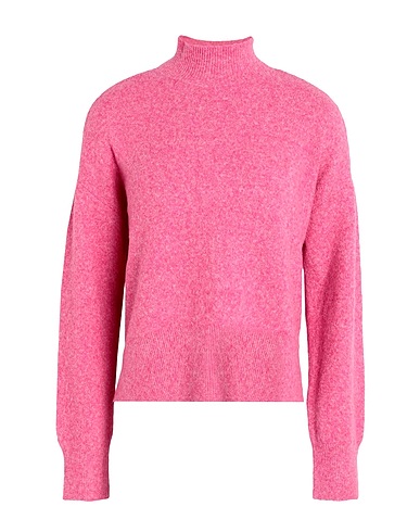 VERO MODA Polo neck Fuchsia 51% Recycled polyester, 33% Polyester, 8% Wool, 5% Nylon, 3% Elastane