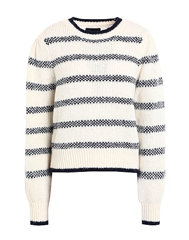 PIECES Jumper Ivory 61% Recycled polyester, 39% Cotton
