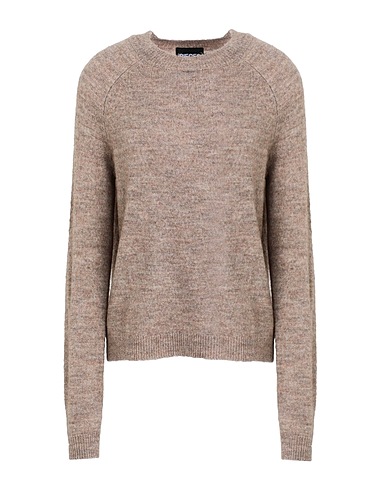 PIECES Sweater Khaki 50% Recycled polyester, 32% Polyester, 15% Acrylic, 3% Elastane