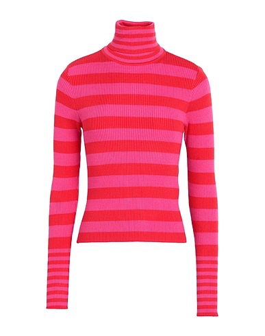 VERO MODA Turtleneck Tomato red 50% Viscose, 28% Polyester, 22% Nylon