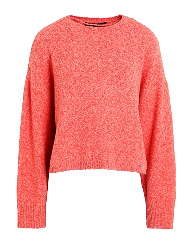 VERO MODA Jumper Orange 51% Recycled polyester, 33% Polyester, 8% Wool, 5% Nylon, 3% Elastane