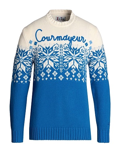 MC2 SAINT BARTH Sweater BOMBARDINO P
 Azure 40% Wool, 25% Viscose, 25% Polyamide, 10% Cashmere