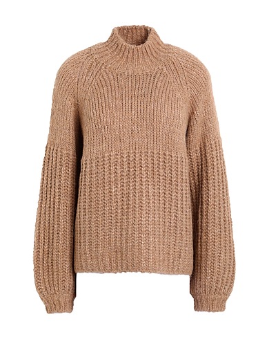 VERO MODA Turtleneck Camel 76% Recycled polyester, 24% Acrylic