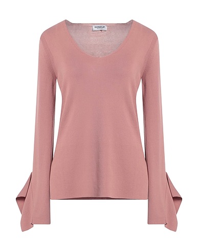 DONDUP Pullover Hellrosa 100% Baumwolle