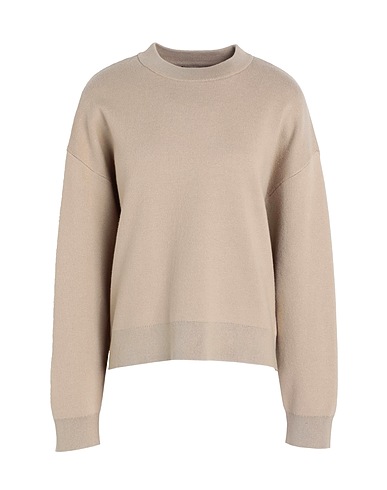 PIECES Pullover Beige 38% Viscosa, 21% Poliestere, 15% Nylon, 13% Cotone, 13% Cotone riciclato