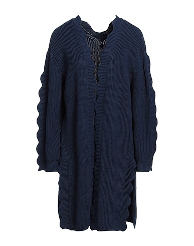 TWINSET Cardigan Navy blue 100% Cotton