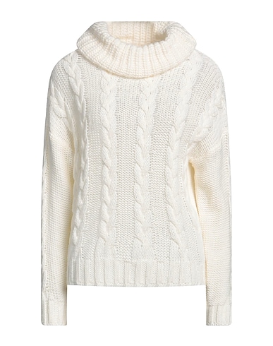VANESSA SCOTT Turtleneck White 75% Acrylic, 10% Viscose, 10% Wool, 5% Alpaca wool