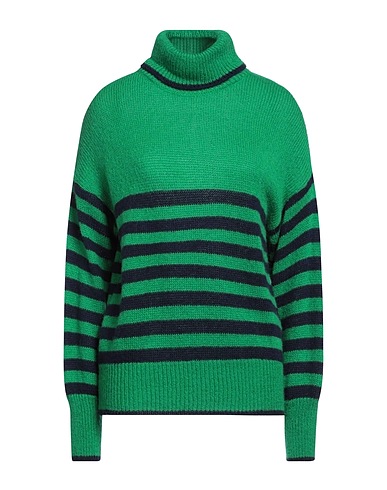 VANESSA SCOTT Polo neck Green 50% Acrylic, 30% Polyamide, 10% Wool, 10% Mohair wool