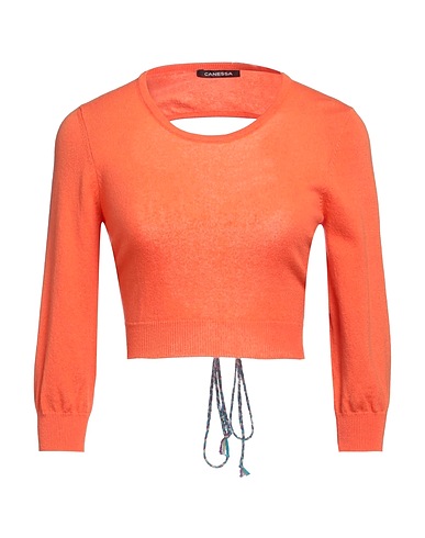 CANESSA Maglia in Cachemire Arancione 100% Cachemire