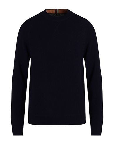 PS PAUL SMITH Sweater Midnight blue 100% Merino Wool