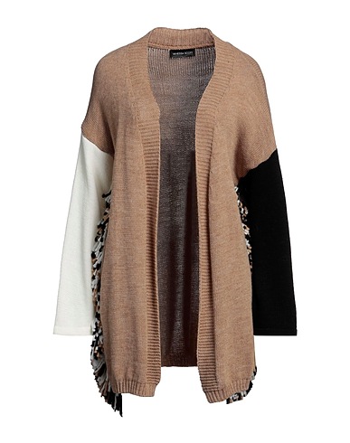 VANESSA SCOTT Strickjacke Kamel 75% Acryl, 10% Viskose, 10% Wolle, 5% Alpakawolle