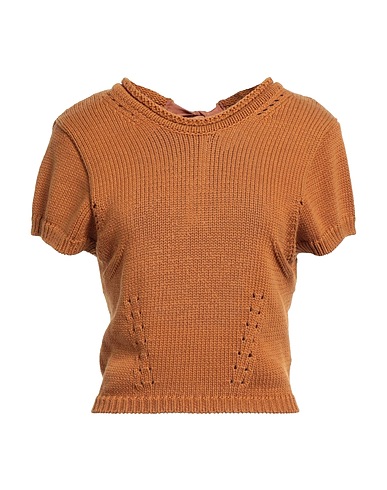 ULLA JOHNSON Pullover Cammello 64% Cotone, 36% Acrilico