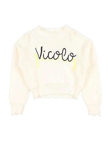 VICOLO Jumper GIRL Cream 100% Cotton