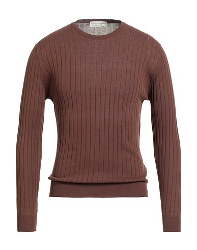 FILIPPO DE LAURENTIIS Sweater Brown 100% Cotton