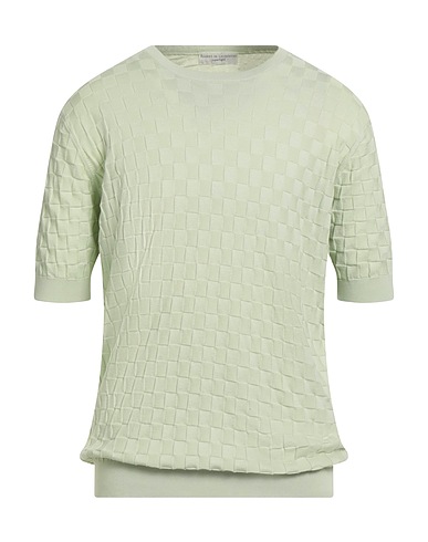 FILIPPO DE LAURENTIIS Pullover Verde chiaro 100% Cotone
