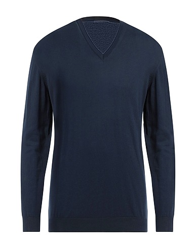 GREY DANIELE ALESSANDRINI Sweater Midnight blue 100% Cotton