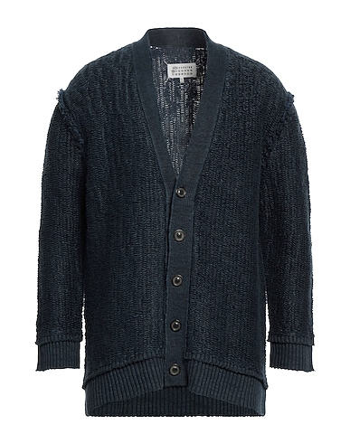 MAISON MARGIELA Cardigan Navy 68% Hemp, 32% Cotton