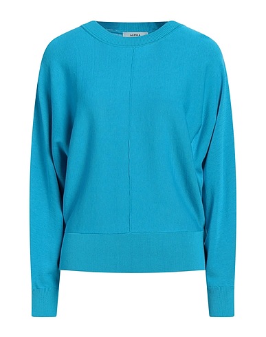 ALPHA STUDIO Sweater Azure 100% Cotton