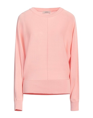 ALPHA STUDIO Sweater Pink 100% Cotton