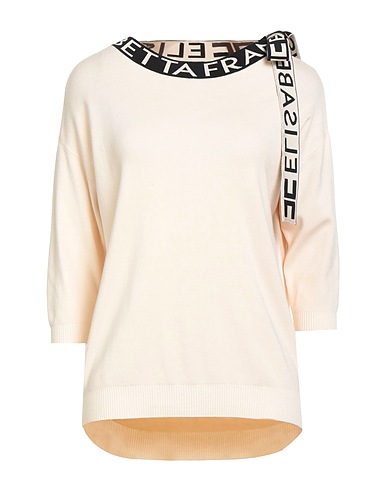 ELISABETTA FRANCHI Jumper Ivory 82% Viscose, 18% Polyamide