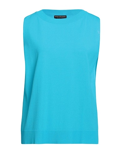 NINO COLOMBO Pullover Azurblau 96% Rayon, 4% Auslese