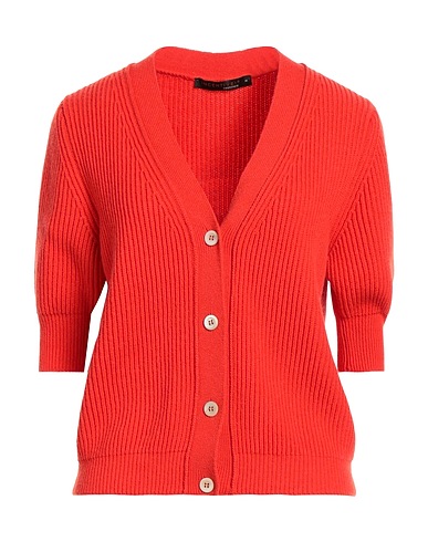 INCENTIVE! Cardigan Tomato red 100% Cashmere
