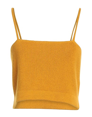 PROENZA SCHOULER トップス マスタード コットン 95% / カシミヤ 5%