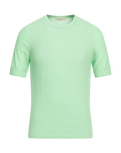 FILIPPO DE LAURENTIIS Sweater Light green 65% Cotton, 35% Polyamide