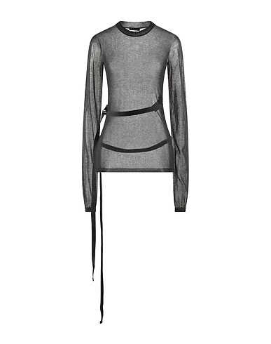 ANN DEMEULEMEESTER Jumper Black 82% Cotton, 18% Polyamide
