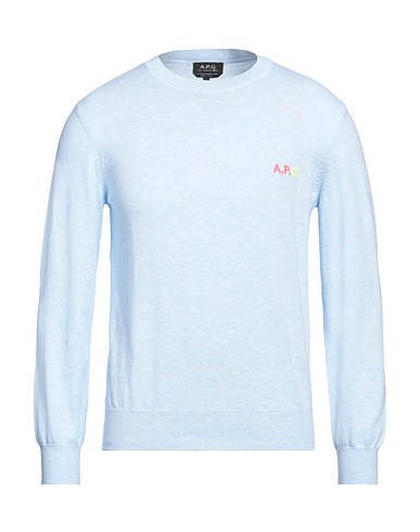 A.P.C. Pullover Himmelblau 100% Baumwolle