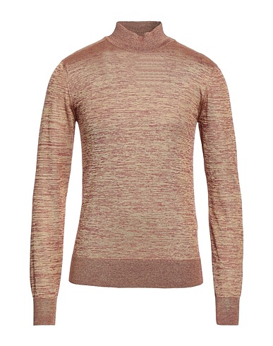 DOLCE&GABBANA Polo neck Sand 64% Polyester, 36% Cotton