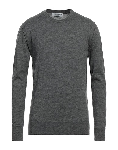 DOLCE&GABBANA Pullover Grigio 100% Lana Vergine