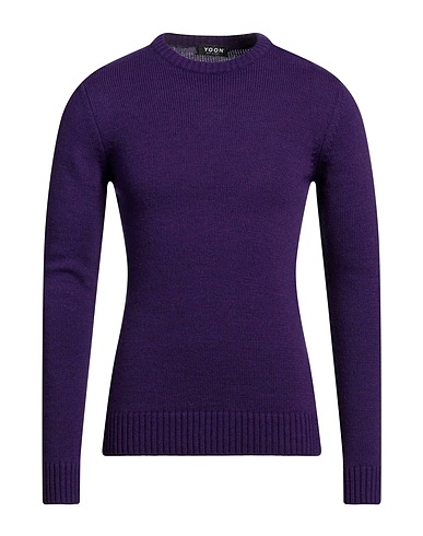 YOON Sweater Purple 50% Acrylic, 25% Virgin Wool, 15% Alpaca wool, 10% Viscose
