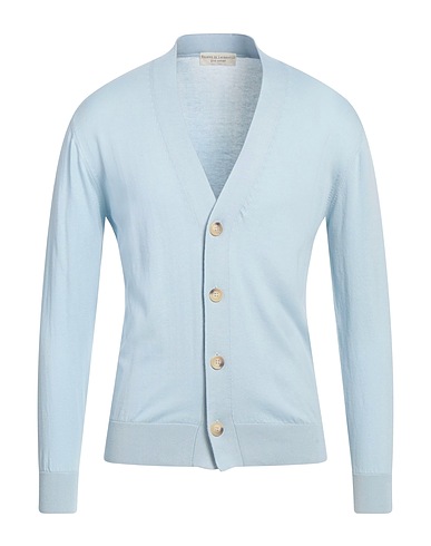 FILIPPO DE LAURENTIIS Cardigan Celeste 100% Cotone