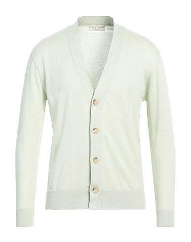FILIPPO DE LAURENTIIS Cardigan Light green 100% Cotton