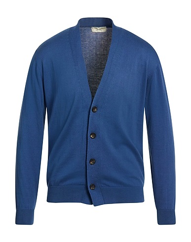FILIPPO DE LAURENTIIS Cardigan Slate blue 100% Cotton