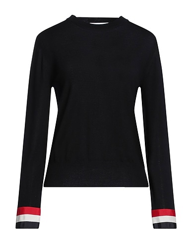 THOM BROWNE Jumper Midnight blue 100% Wool, Polyester