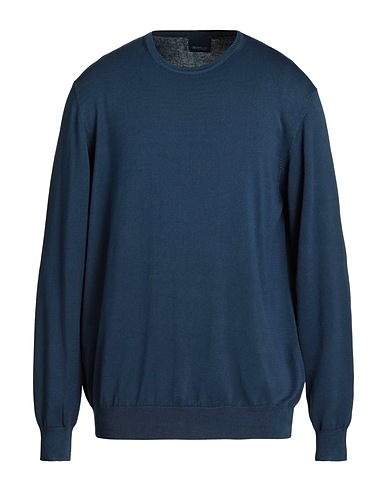 HERITAGE Jumper Navy blue 100% Cotton