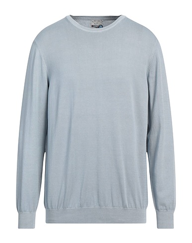 HERITAGE Pullover Blu chiaro 100% Cotone