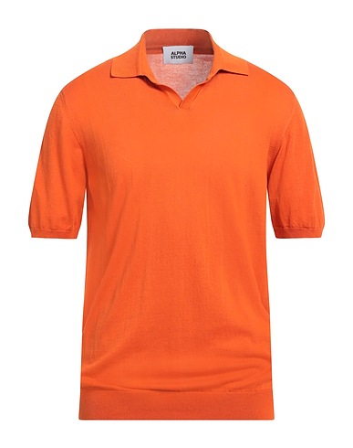 ALPHA STUDIO Pullover Arancione 100% Cotone