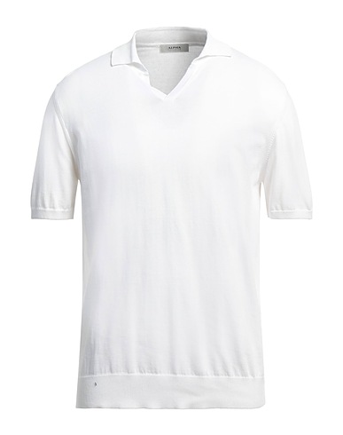 ALPHA STUDIO Pullover Off white 100% Baumwolle
