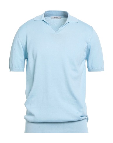 ALPHA STUDIO Jumper Sky blue 100% Cotton