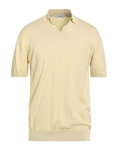 ALPHA STUDIO Jumper Pastel yellow 100% Cotton