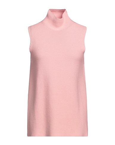 CHRISTIAN WIJNANTS Sleeveless sweater Light pink 100% Merino Wool