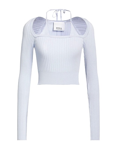 ERIKA CAVALLINI Jumper Sky blue 65% Viscose, 35% Polyamide