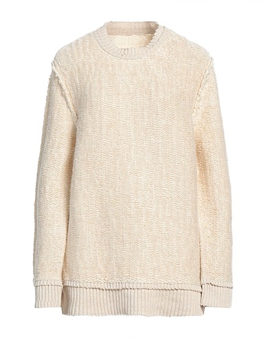 MAISON MARGIELA Pullover Beige 68% Canapa, 32% Cotone
